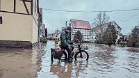 Bild: Wassermassen in Windehausen, Dezember 2023