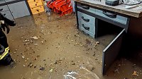 Bild: Wassermassen in Windehausen, Dezember 2023
