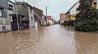 Bild: Wassermassen in Windehausen, Dezember 2023