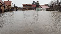 Bild: Wassermassen in Windehausen, Dezember 2023
