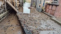 Bild: Wassermassen in Windehausen, Dezember 2023
