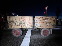 Bild: Bauernprotest bei Bleicherode