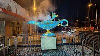 Bild: Peter Blei unterwegs in magischen Lichterwelten