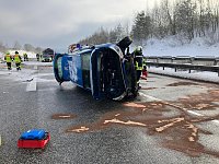 Bild: Unfall audd der A 38