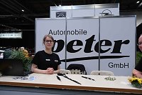 Bild: Peter Blei unterwegs auf der Automesse Erfurt