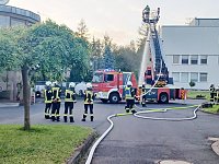 Bild: Feuerwehr bei der &Uuml;bung