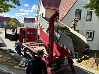 Bild: Mahnmalsanierung in Breitenbach