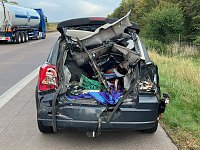 Bild: Unfall auf der A38