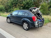 Bild: Unfall auf der A38