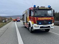Bild: Unfall auf der A 38