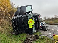 LKW Unfall auf der A38 Bild: LKW Unfall auf der A38
