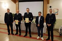 Bild: Ehrungen und Bef&ouml;rderungen f&uuml;r Feuerwehrkameraden