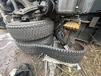 Bild: Sattelschlepper auf der A38 umgekippt