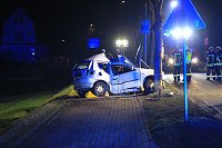 Bild: Schwerer Verkehrsunfall am Abend