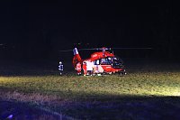Bild: Schwerer Verkehrsunfall am Abend