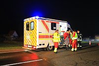 Bild: Schwerer Verkehrsunfall am Abend