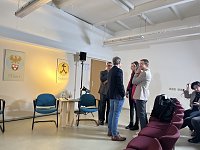 Bild: Wahlpodium mit Fragen der regionalen Wirtschaft