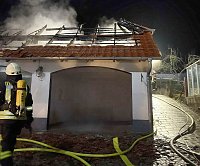 Bild: Garagenbrand im Eichsfeld