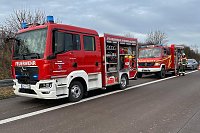Bild: Autobahnunfall heute Vormittag