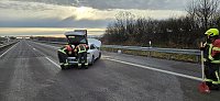 Bild: Autobahnunfall heute Vormittag
