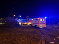 Bild: Fenstersturz gestern Abend in Nordhausen