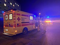 Bild: Fenstersturz gestern Abend in Nordhausen