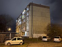 Bild: Fenstersturz gestern Abend in Nordhausen