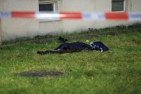 Bild: Fenstersturz gestern Abend in Nordhausen