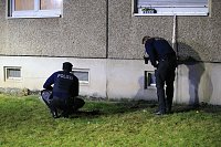 Bild: Fenstersturz gestern Abend in Nordhausen