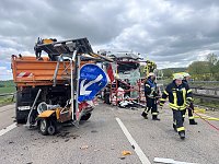 Bild: Unfall mit Todesfolge auf der Autobahn