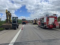Bild: Unfall mit Todesfolge auf der Autobahn