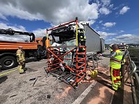 Bild: Unfall mit Todesfolge auf der Autobahn