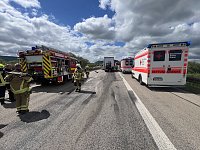 Bild: Unfall mit Todesfolge auf der Autobahn