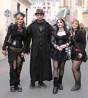 Bild: Peter Blei beim "WGT" in Leipzig