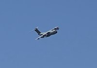 Großmaschine der Bundesluftwaffe unterwegs über Thüringen Bild: Großmaschine der Bundesluftwaffe unterwegs über Thüringen
