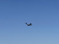Großmaschine der Bundesluftwaffe unterwegs über Thüringen Bild: Großmaschine der Bundesluftwaffe unterwegs über Thüringen