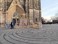 Bild: Peter Blei unterwegs in Magdeburg