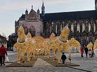 Bild: Peter Blei unterwegs in Magdeburg
