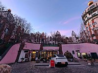 Bild: Peter Blei unterwegs in Magdeburg