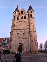 Bild: Peter Blei unterwegs in Magdeburg