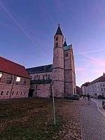 Bild: Peter Blei unterwegs in Magdeburg