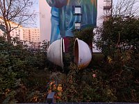Bild: Peter Blei unterwegs in Magdeburg