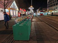 Bild: Peter Blei unterwegs in Magdeburg
