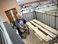 Bild: Der "Blumenblock" in Leinefelde nimmt Gestalt an