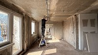 Bild: Der "Blumenblock" in Leinefelde nimmt Gestalt an