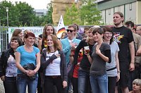 Bild: Public Viewing auf den Petersberg