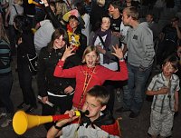 Bild: Public Viewing auf den Petersberg