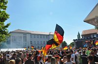 Bild: Public Viewing auf den Petersberg