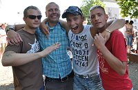 Bild: Public Viewing auf den Petersberg