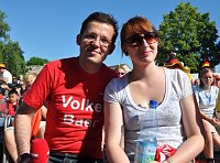 Bild: Public Viewing auf den Petersberg
